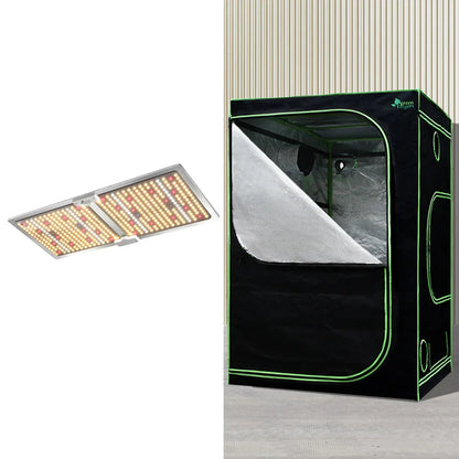 Green Fingers Grow Tent Light Kit 150x150x200CM 2200W LED Full Spectrum - Mekamart Australia