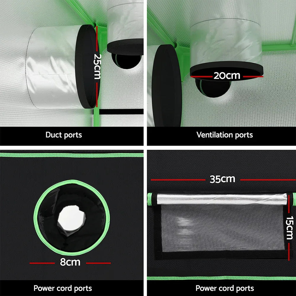 Green Fingers Grow Tent Kits 300x150x200cm Hydroponics Indoor Plant Grow System - Mekamart Australia