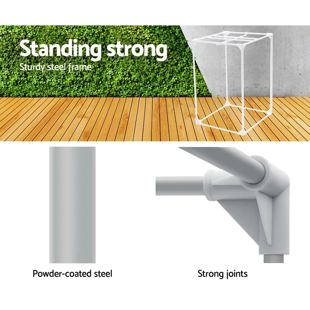 Green Fingers Grow Tent 60x60x90CM Hydroponics Kit Indoor Plant Room System - Mekamart Australia