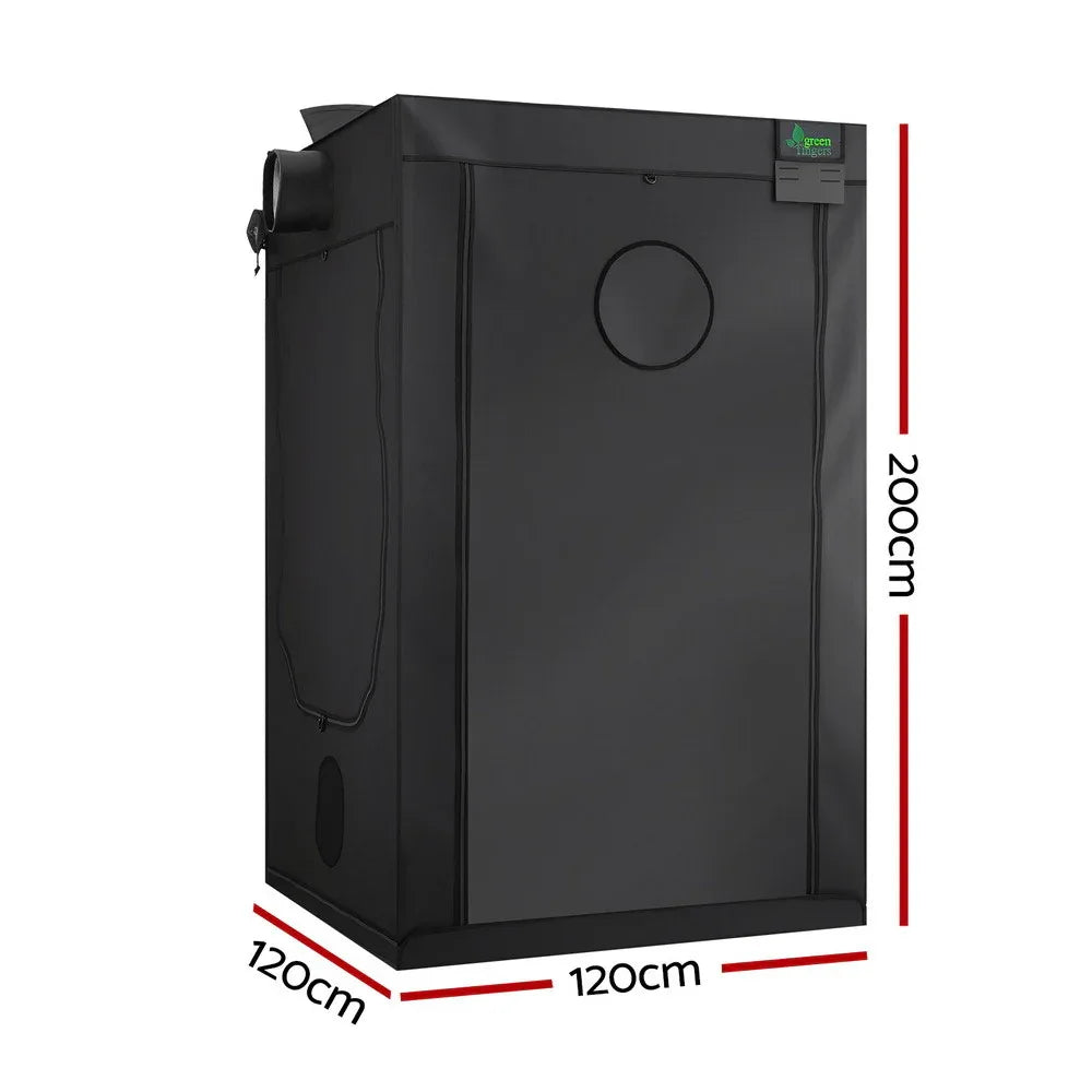 Green Fingers Grow Tent Kits 120x120x200cm Hydroponics Indoor Grow System - Mekamart Australia