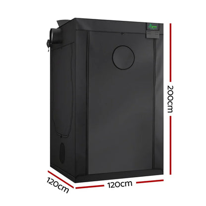 Green Fingers Grow Tent Kits 120x120x200cm Hydroponics Indoor Grow System - Mekamart Australia