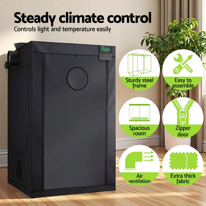 Green Fingers Grow Tent Kits 120x120x200cm Hydroponics Indoor Grow System - Mekamart Australia