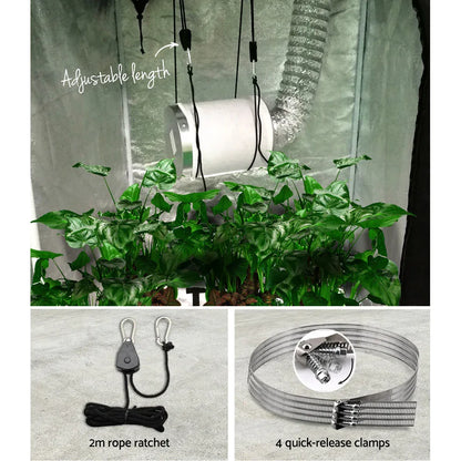 Green Fingers 6"Ventilation Kit Fan Hydroponics Grow Tent Kit Carbon Filter Duct,Green Fingers 6"Ventilation Kit Fan Hydroponics Grow Tent Kit Carbon Filter Duct - Mekamart Australia