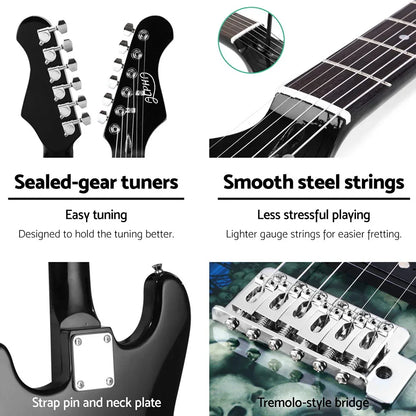 Alpha Electric Guitar Music String Instrument 20W Amplifier - Mekamart Australia
