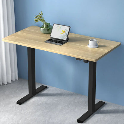 Artiss Standing Desk Motorised White Oak 140CM - Mekamart Australia