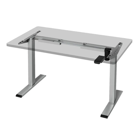 Artiss Electric Standing Desk Frame Only Height Adjustable 70KG Load Grey - Mekamart Australia