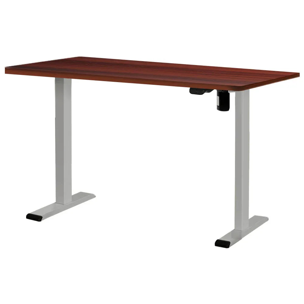 Artiss Standing Desk Motorised 140CM Walnut - Mekamart Australia