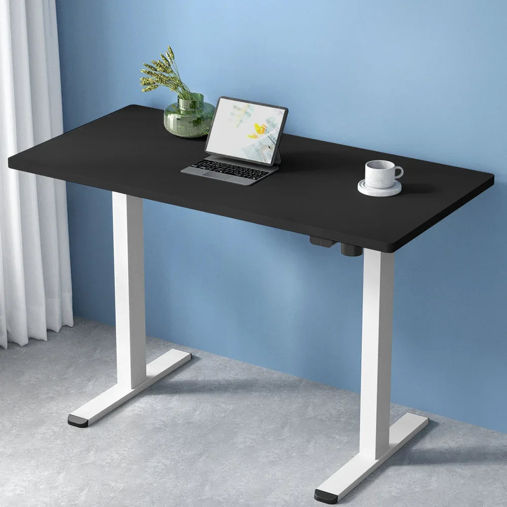 Artiss Standing Desk Motorised Sit Stand Desks Black 140CM - Mekamart Australia