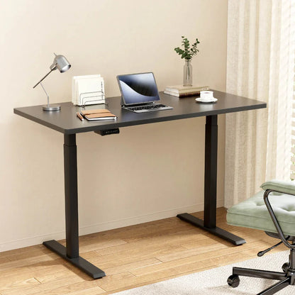 Artiss Standing Desk Motorised Dual Motor Black 140CM - Mekamart Australia