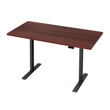 Artiss Standing Desk Motorised Dual Motor Walnut 140CM - Mekamart Australia