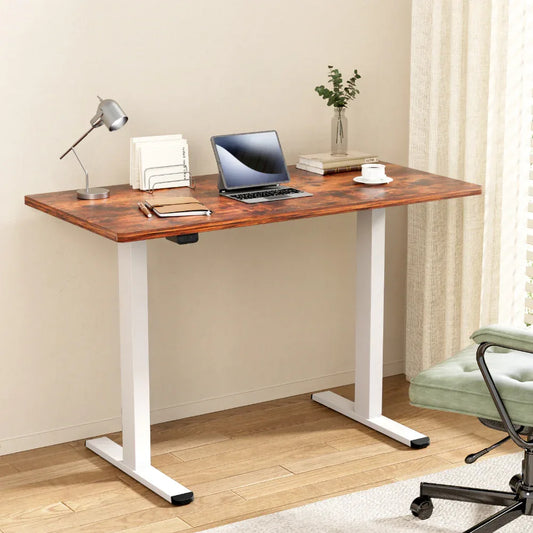 Artiss Standing Desk Motorised Dual Motor 120CM Rustic Brwon - Mekamart Australia