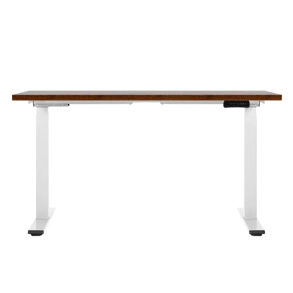 Artiss Standing Desk Motorised Dual Motor 120CM Rustic Brwon - Mekamart Australia