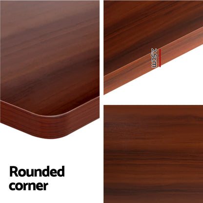 Artiss Standing Desk Motorised Dual Motor 140CM Walnut - Mekamart Australia