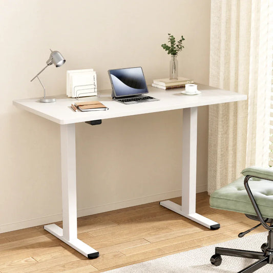 Artiss Standing Desk Motorised Dual Motor 120CM White - Mekamart Australia