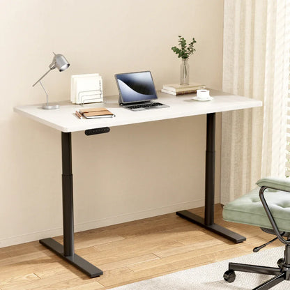 Artiss Standing Desk Motorised Electric Dual Motor White 140CM - Mekamart Australia