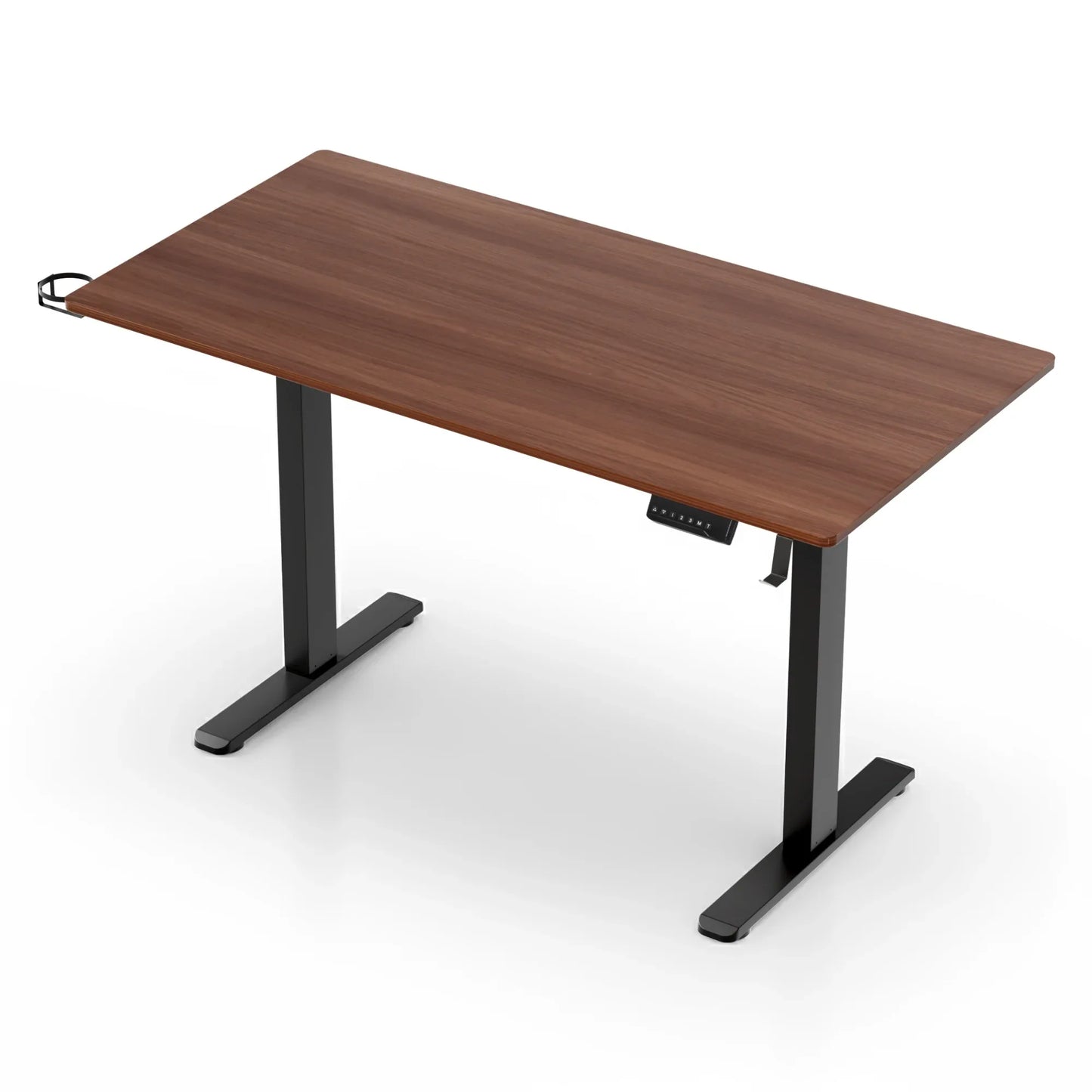 Artiss Standing Desk Motorised Dual Motor Electric Walnut 140CM - Mekamart Australia