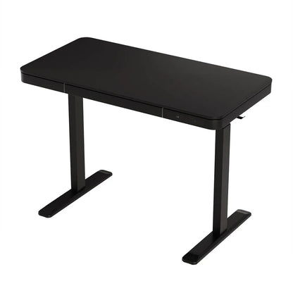 Artiss Standing Desk Motorised Electric Motor Drawer 120CM Black - Mekamart Australia