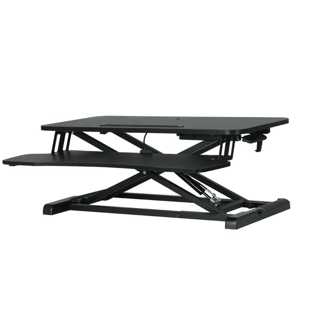 Artiss Standing Desk Riser Height Adjustable Black 80CM - Mekamart Australia