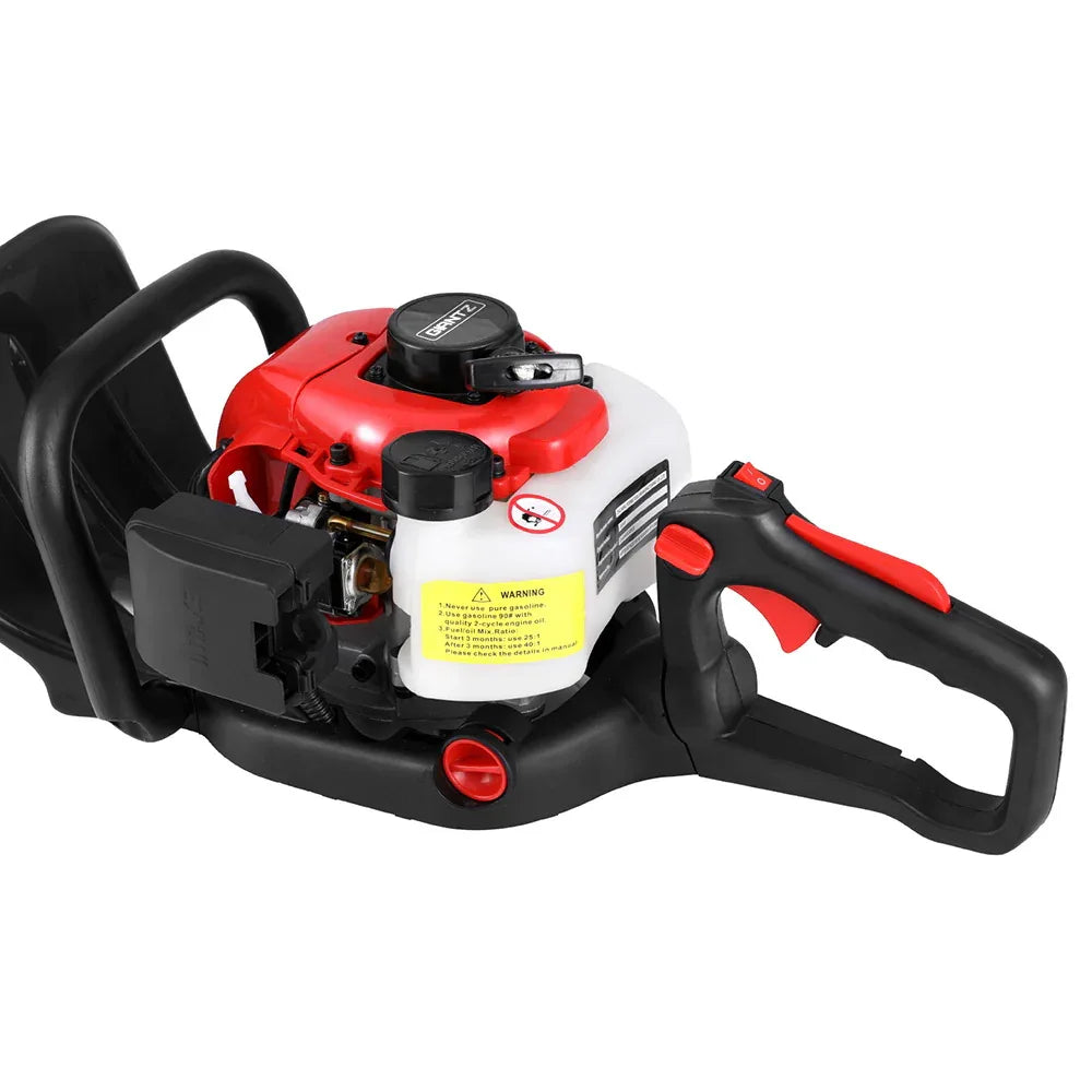 Giantz 25.4CC Petrol Hedge Trimmer 24" Dual Blade Tree Grass Garden Tool - Mekamart Australia