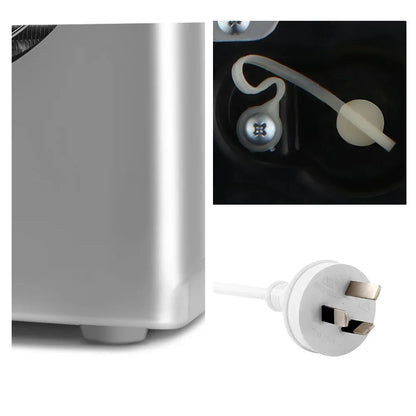 Devanti Portable Ice Cube Maker - Silver - Mekamart Australia