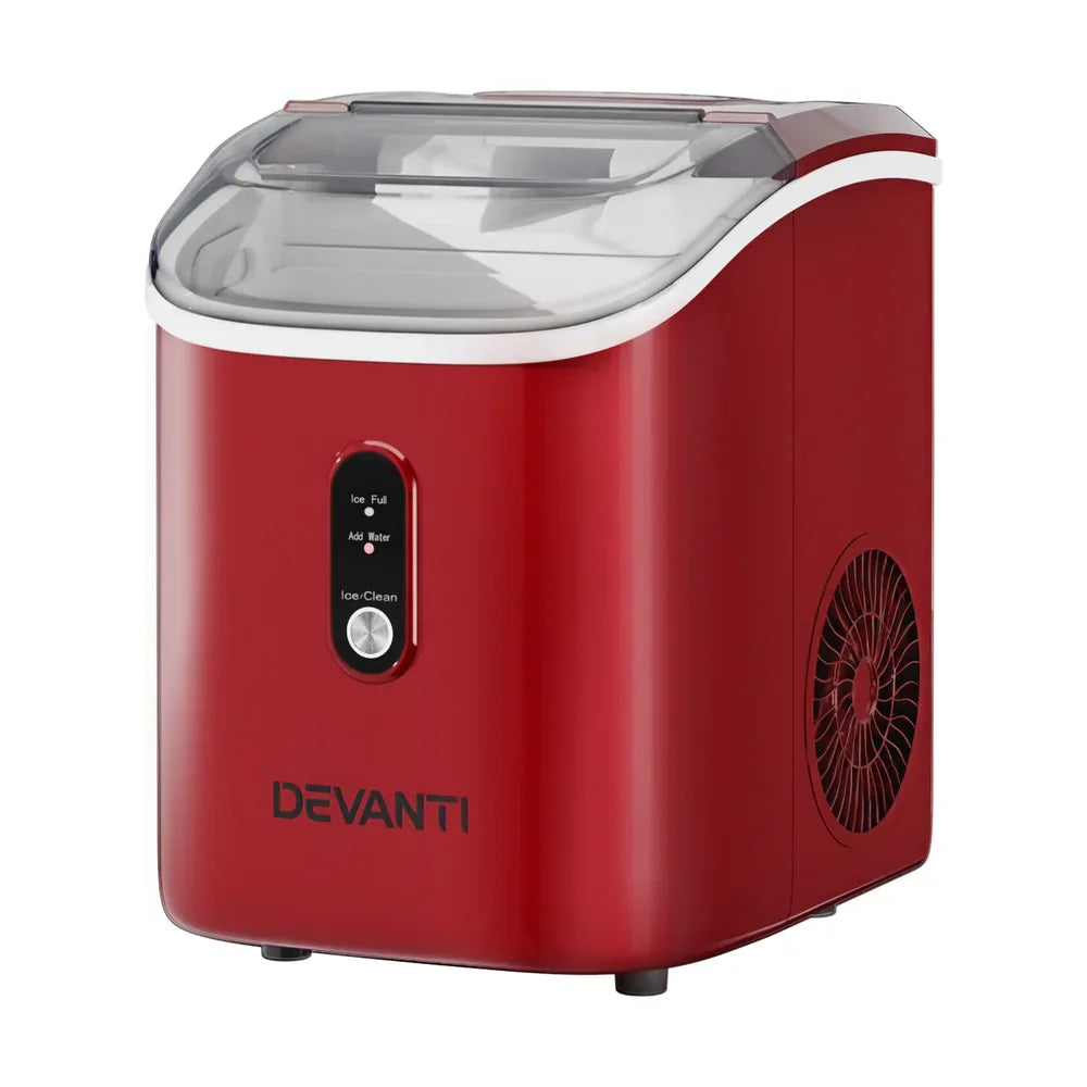 Devanti Ice Maker Machine 15kg Nugget Chewable Ice Cube - Mekamart Australia