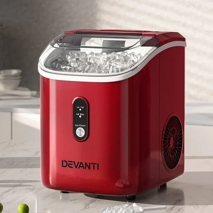 Devanti Ice Maker Machine 15kg Nugget Chewable Ice Cube - Mekamart Australia
