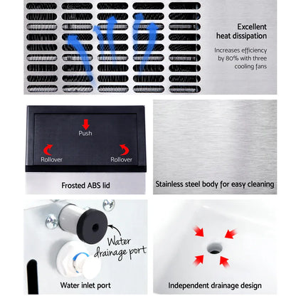 Devanti 60kg Commercial Ice Maker Machine - Mekamart Australia