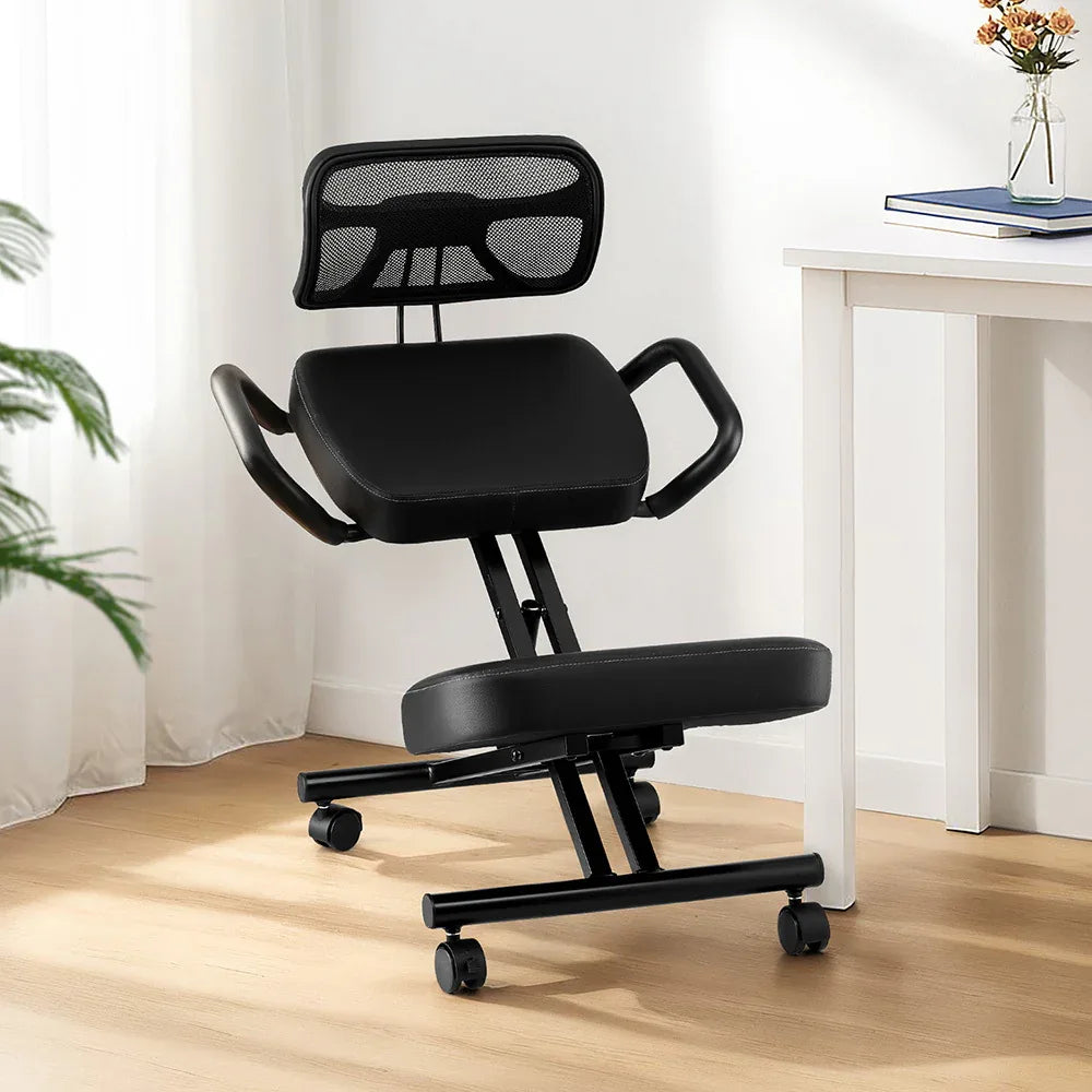 Artiss Kneeling Chair Ergonomic Office Home Knee Seat Posture Back Stretch Rest - Mekamart Australia