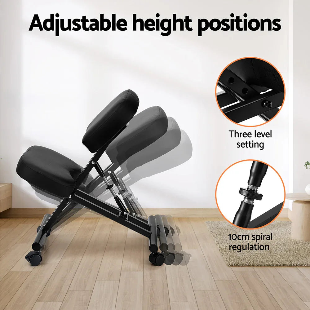 Artiss Kneeling Chair Ergonomic Office Chairs Home Knee Seat Posture Stretch Rest - Mekamart Australia