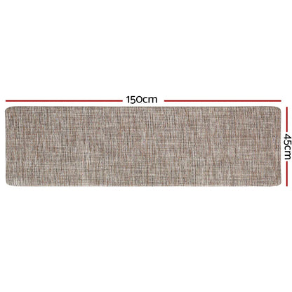 Artiss Kitchen Mat 45x150cm Textilene Floor Rug Carpet Non-slip - Mekamart Australia