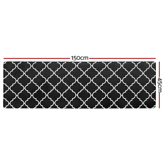 Artiss Kitchen Mat 45x150cm PVC Floor Rug Carpet Non-slip Gina - Mekamart Australia