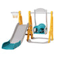 Keezi Kids Slide Swing Set Basketball Outdoor Toys Adjustable Height 140cm Green - Mekamart Australia