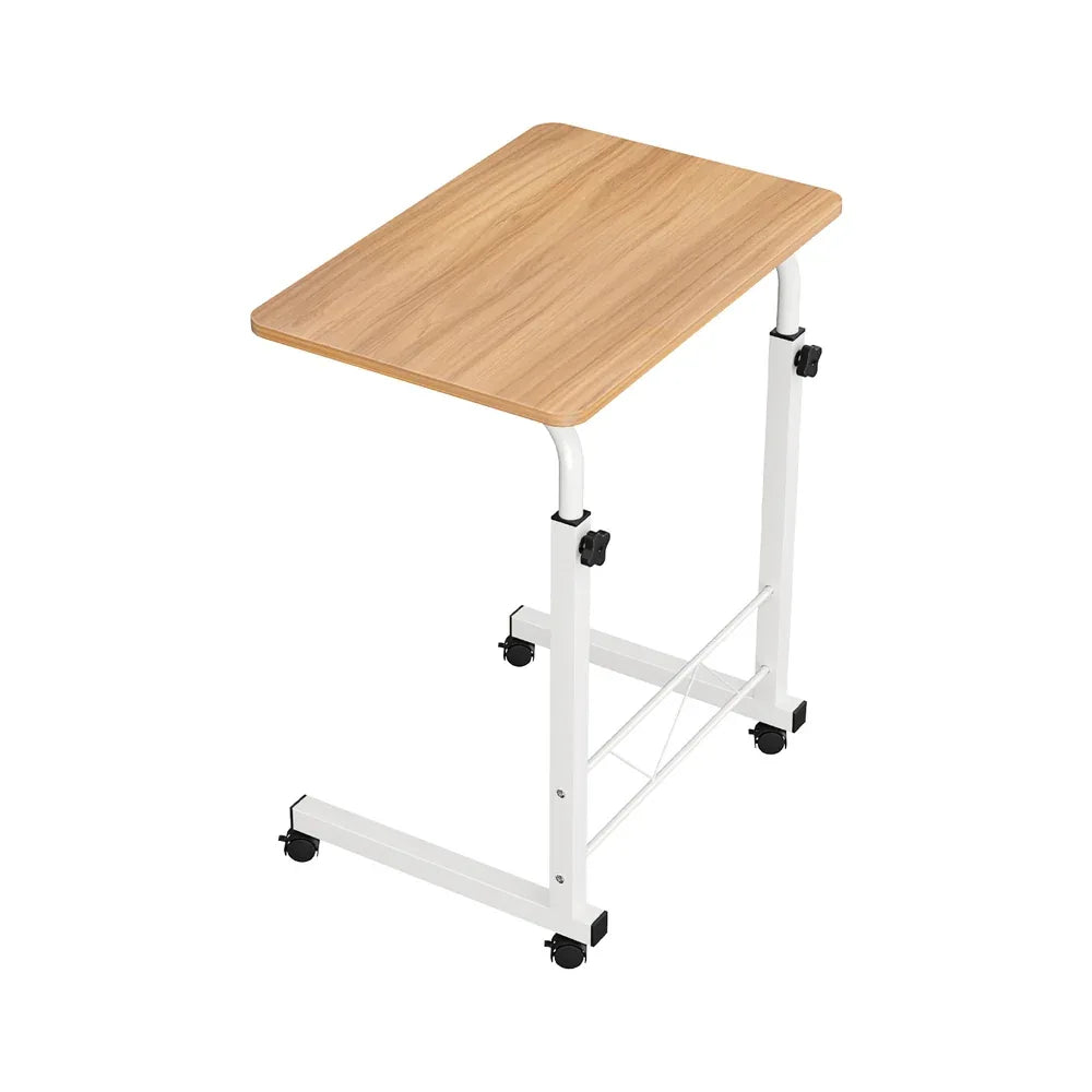 Artiss Laptop Desk Table Adjustable 60CM Light Wood - Mekamart Australia