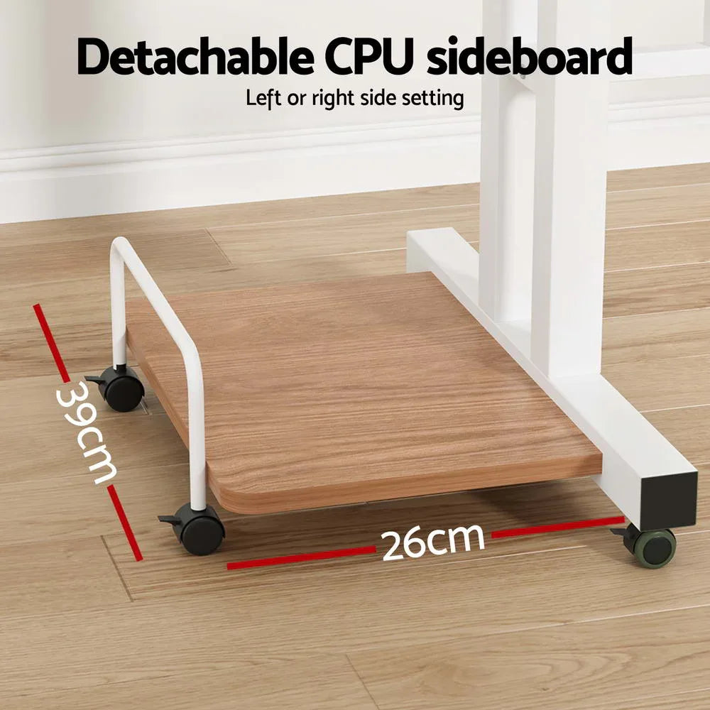 Artiss Laptop Desk Table Adjustable Light Wood 80CM - Mekamart Australia