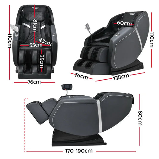 Livemor Massage Chair Electric Recliner Massager Vedriti - Mekamart Australia