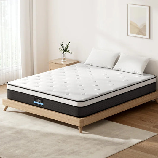 Giselle Bedding 21cm Mattress Euro Top King - Mekamart Australia