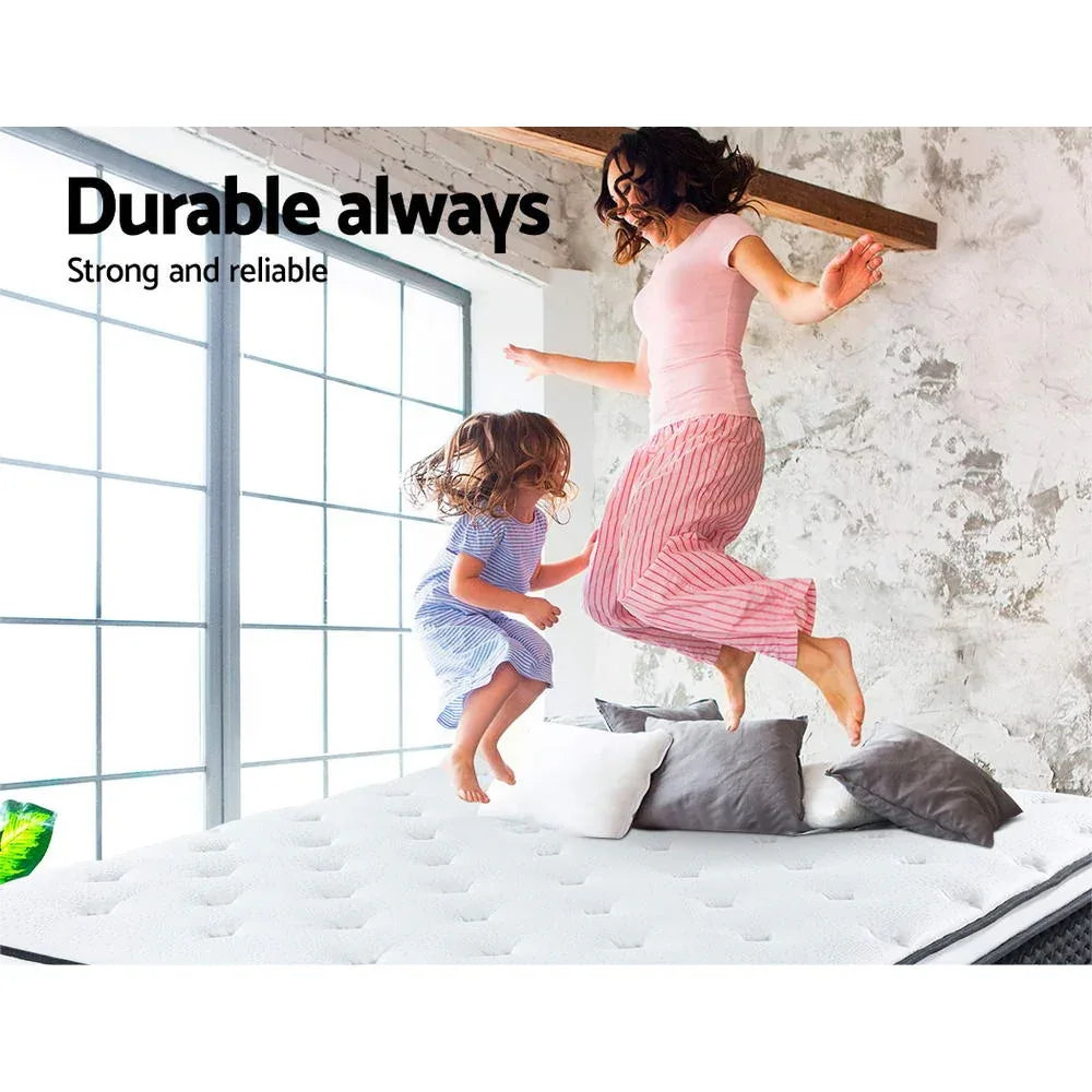 Giselle Bedding 21cm Mattress Euro Top King - Mekamart Australia