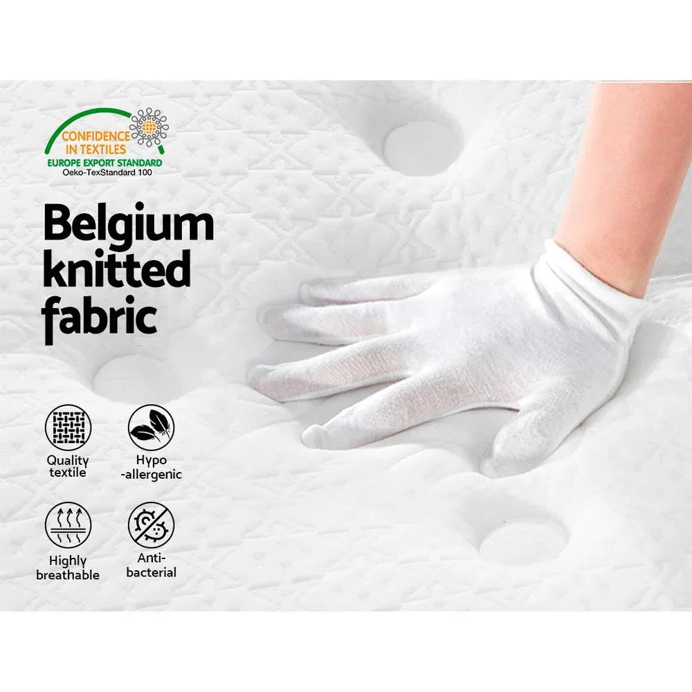 Giselle Bedding 21cm Mattress Euro Top King - Mekamart Australia