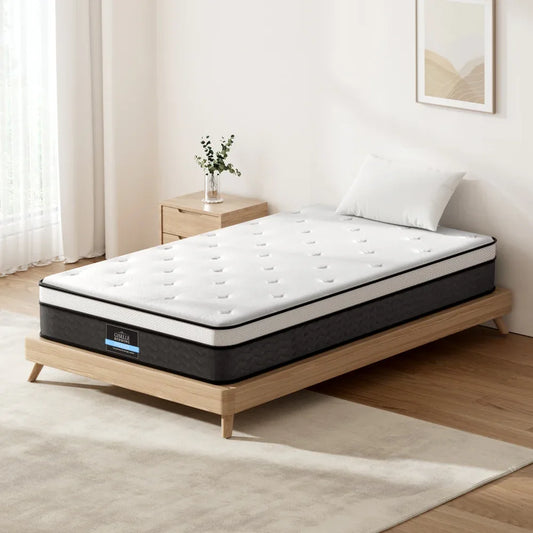 Giselle Bedding 21cm Mattress Euro Top Single - Mekamart Australia