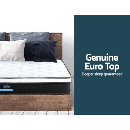Giselle Bedding 21cm Mattress Euro Top Single - Mekamart Australia