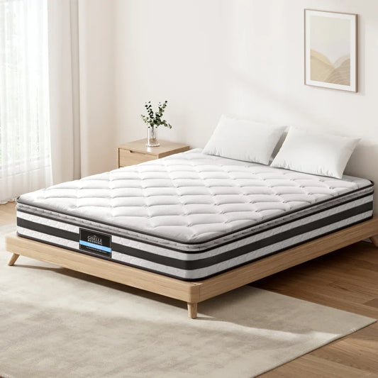 Giselle Bedding 21cm Mattress Pillow Top King - Mekamart Australia