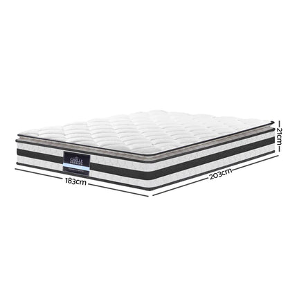 Giselle Bedding 21cm Mattress Pillow Top King - Mekamart Australia