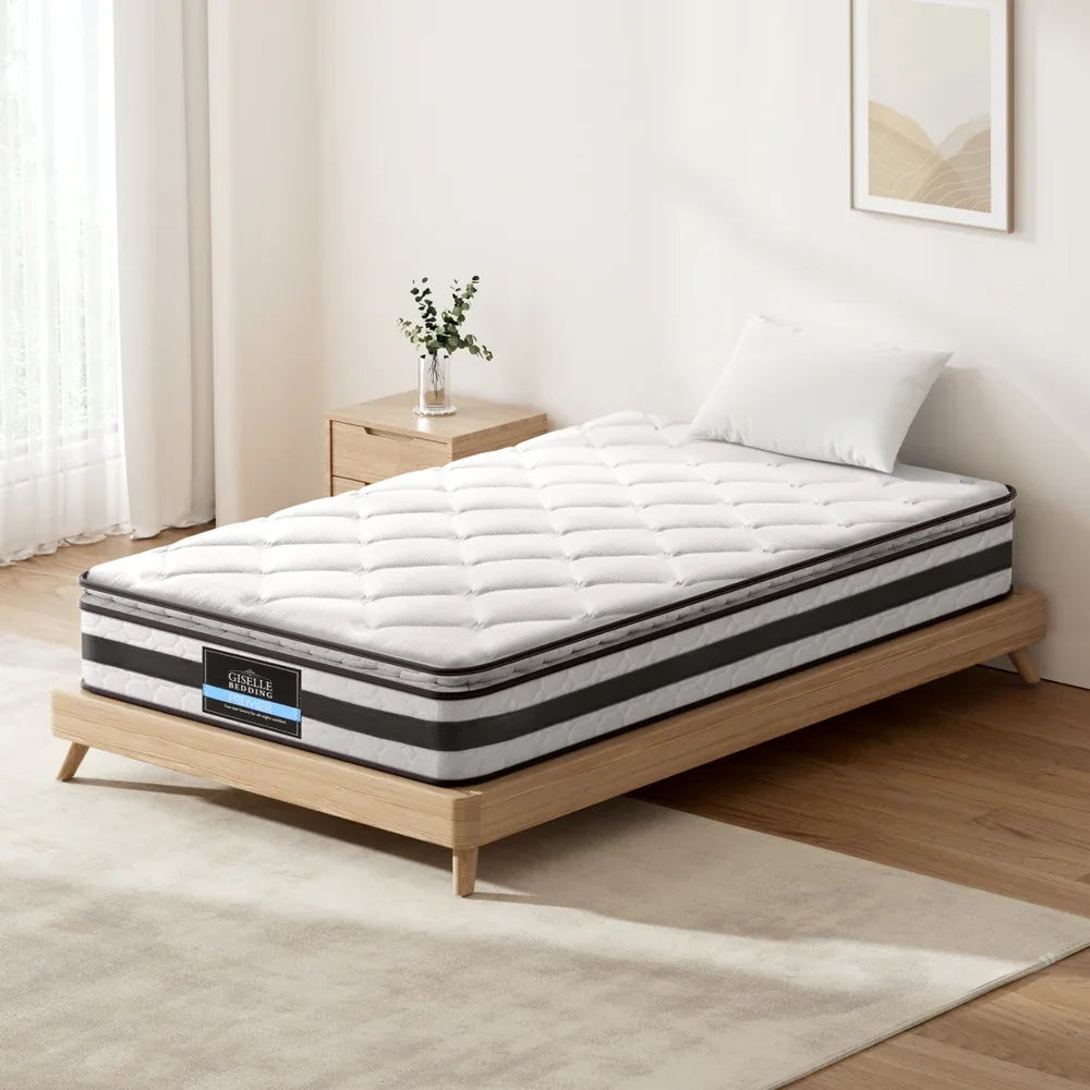 Giselle Bedding 21cm Mattress Pillow Top Single - Mekamart Australia