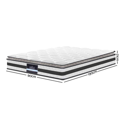 Giselle Bedding 21cm Mattress Pillow Top Single - Mekamart Australia
