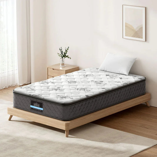 Giselle Bedding 24cm Mattress Pillow Top King Single - Mekamart Australia