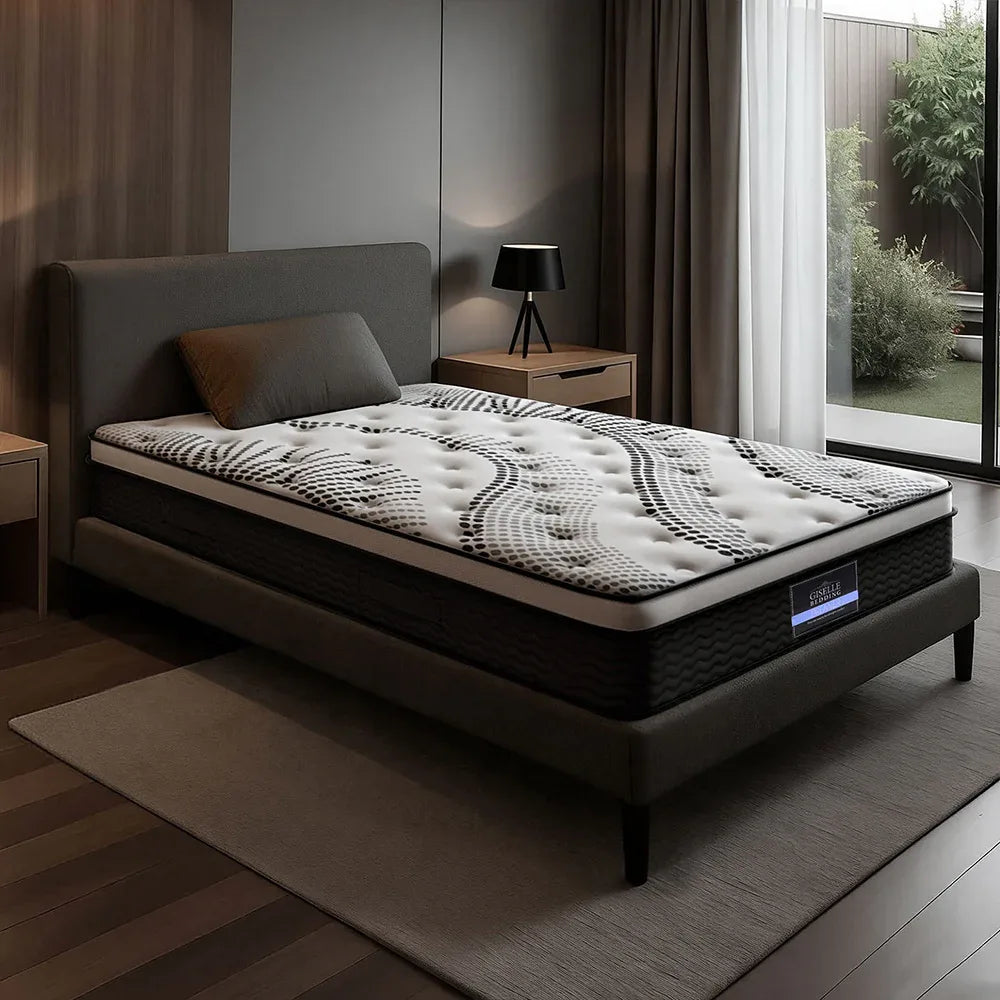 Giselle Bedding 32cm Mattress Euro Top King Single - Mekamart Australia