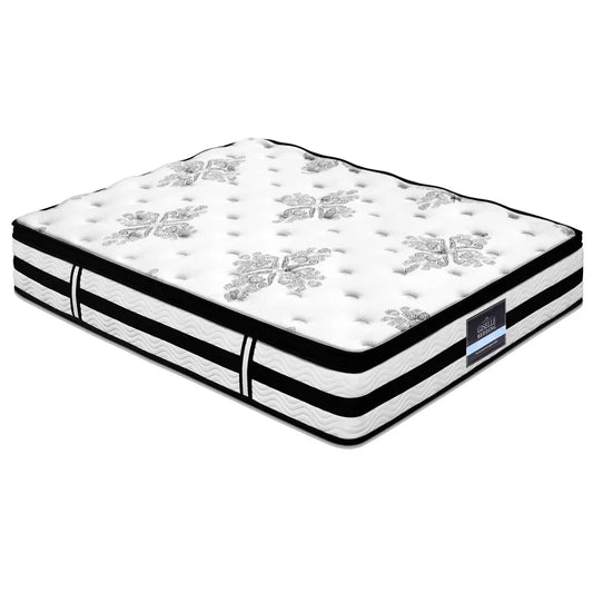 Giselle Bedding 34cm Mattress Euro Top Pocket Spring King - Mekamart Australia