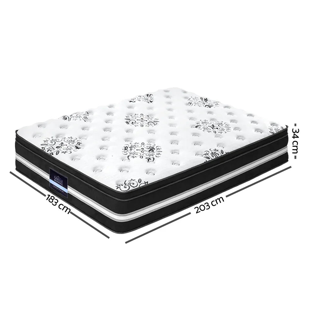 Giselle Bedding 34cm Mattress Cool Gel Memory Foam King - Mekamart Australia