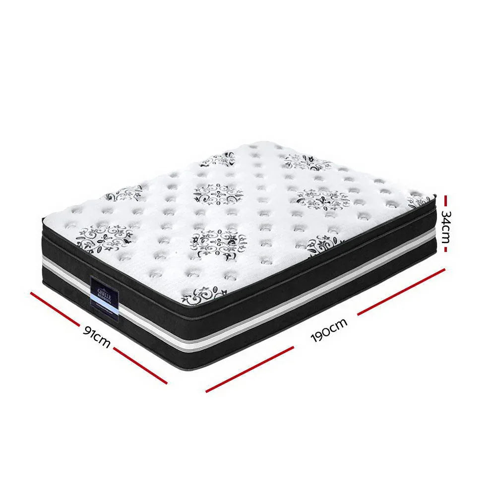Giselle Bedding 34cm Mattress Cool Gel Memory Foam Single - Mekamart Australia