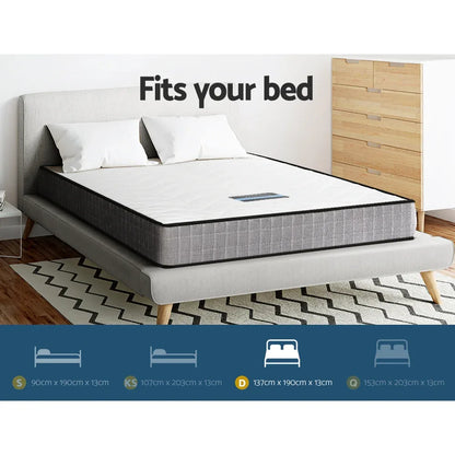 Giselle Bedding 13cm Mattress Tight Top Double - Mekamart Australia